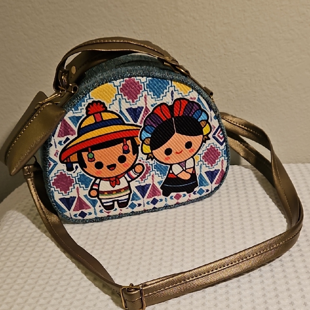 Frida Kahlo Colorful Crossbody Bag